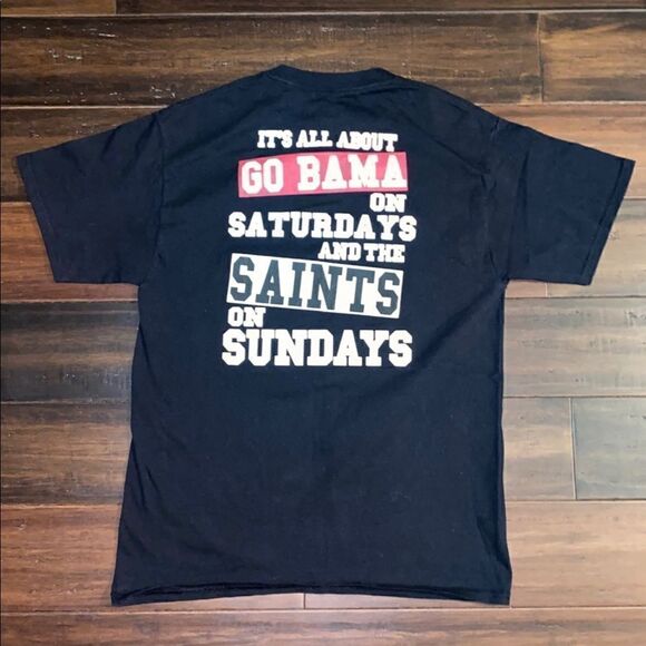 Alabama Roll Tide/ New Orleans Saints Tee - Picture 4 of 4